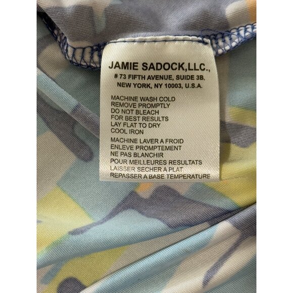 Simplicit by Jamie Sadock Women's Sleeveless Top 1/4 Zip Geometric Size M - Picture 7 of 7